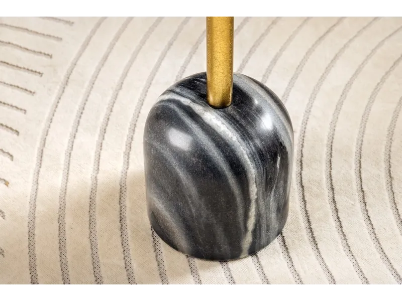 Table d'appoint-tabouret design vintage coloris naturel en bois mas...