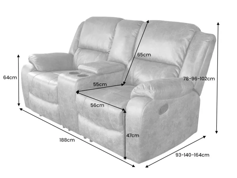 Fauteuil relaxant moderne coloris gris clair en tissu Fauteuil rela...