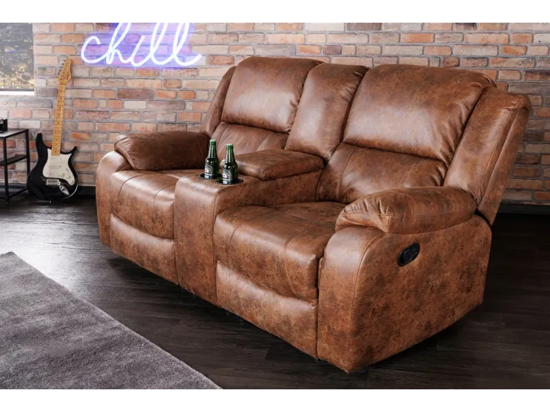 Fauteuil relaxant moderne coloris gris clair en tissu Fauteuil rela...