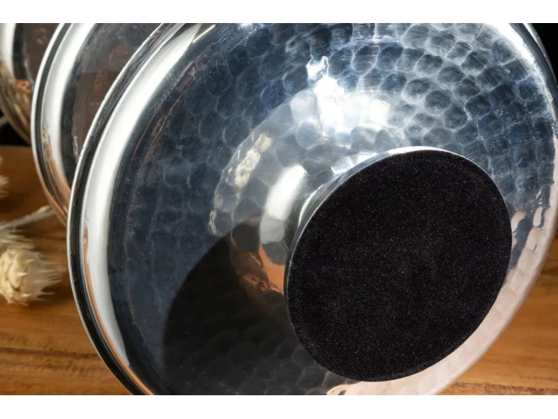 Lot de 3 plateaux design oriental coloris doré en métal Objets de d...