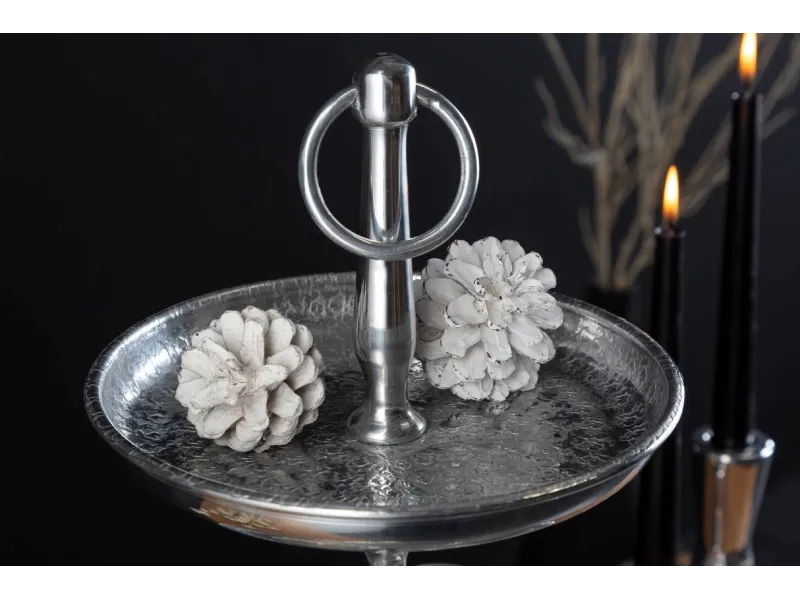 Lot de 3 plateaux design oriental coloris doré en métal Objets de d...