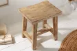 Tabouret 40 cm de hauteur | Bois de manguier naturel artisanal |adeniahome...