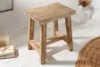 Tabouret 40 cm de hauteur | Bois de manguier naturel artisanal |adeniahome...