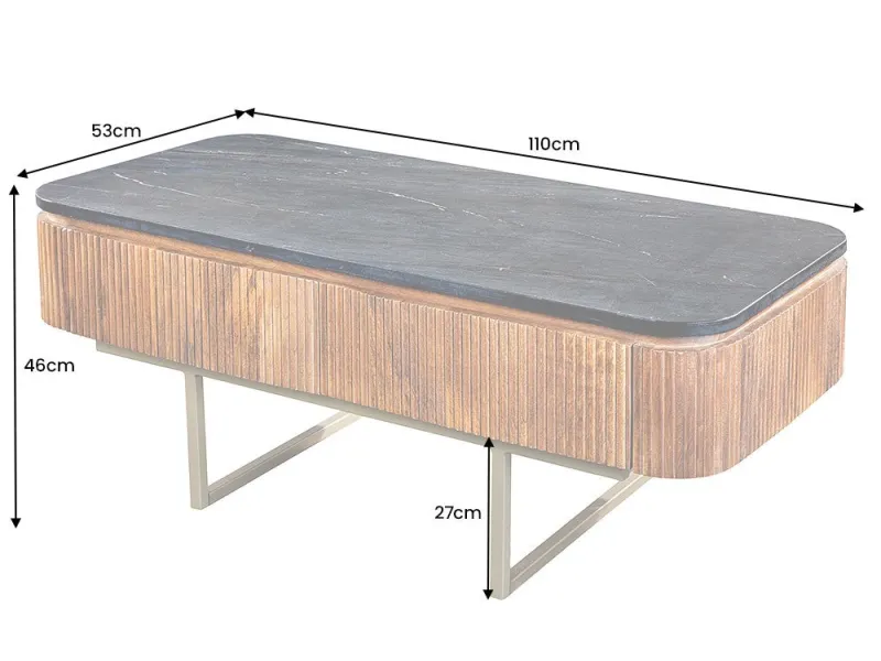 Table basse bois massif pas cher | LIVRAISON GRATUITE | adeniahome...