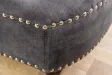 Méridienne Chesterfield 170 cm Velours Gris Antique|adenia...