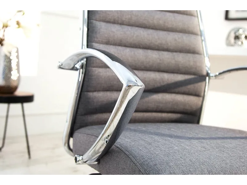 Fauteuil de bureau à roulettes confortable en microfibre coloris ma...