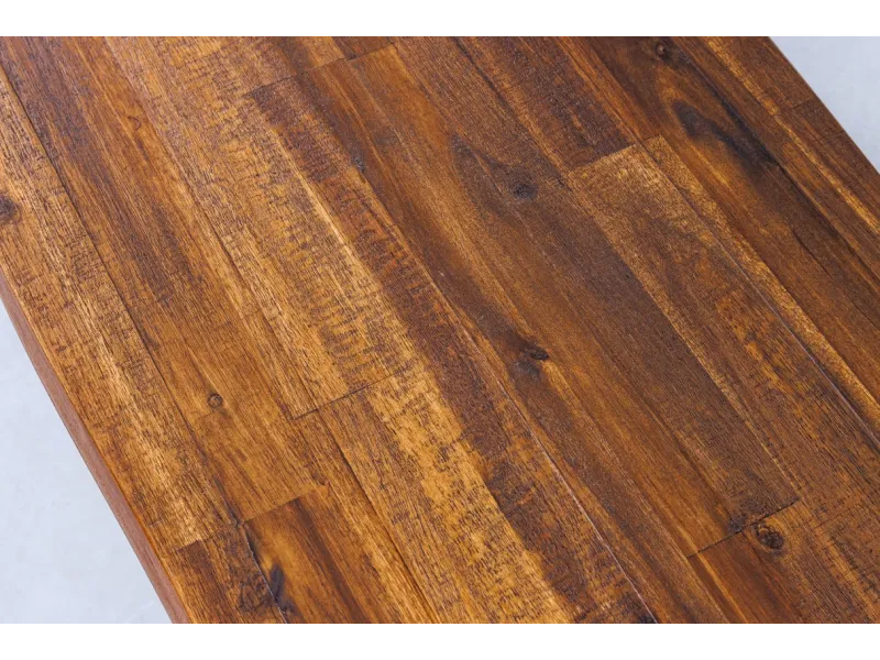 Banc 160 cm design industriel en bois et métal Chaises de salle à m...