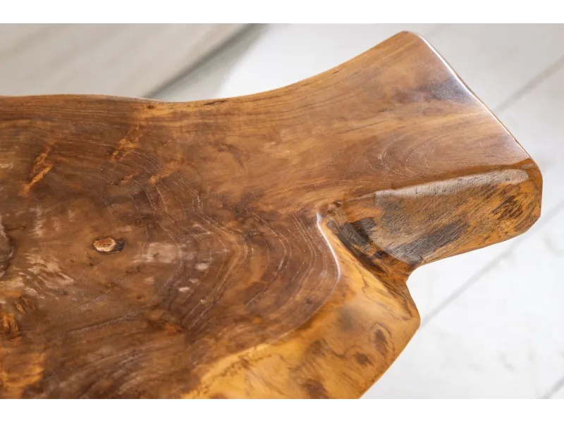 Table d'appoint en bois massif style rustique Table d'appoint |adenia...