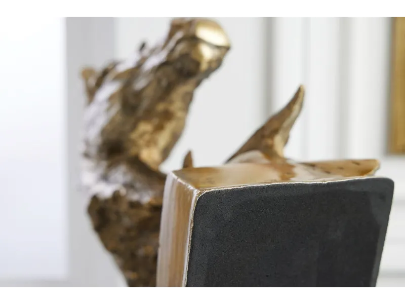 Pièce Echec décoratif en aluminium teinté argenté Objets de décorat...