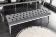 Banc Capitonné en Tissu design baroque