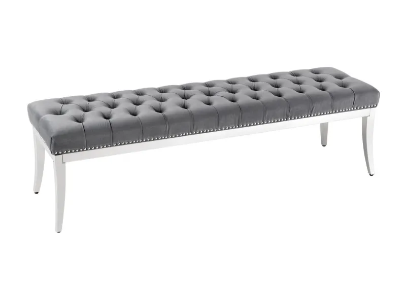 Banc Capitonné en Tissu design baroque