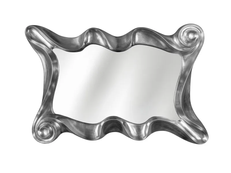 Miroir mural rectangulaire simple 160cm coloris noir pas cher