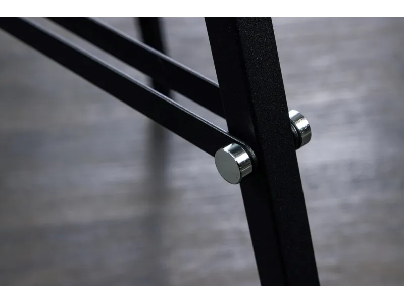 Lampadaire design en acier inoxydable et en aluminium coloris noir ...