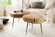 Table d'appoint en bois design industriel Table d'appoint |adeniahome...