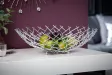 Corbeille de fruit moderne en métal argenté Objets de décoration |...