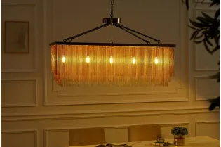 Lampe suspendue nacrée 64cm avec anneaux Suspensions |adeniahome.com