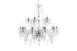 Lustre original à 15 bougies coloris transparent Suspensions |adeniahome...