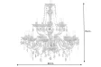 Lampe suspendue design \"GLORY\" coloris transparent Suspensions ...