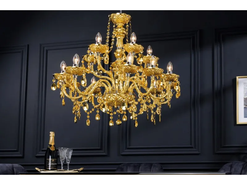 Lampe suspendue design \"GLORY\" coloris transparent Suspensions ...