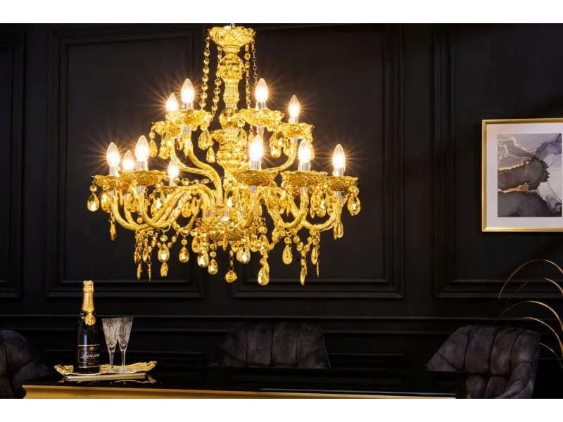 Lampe suspendue design \"GLORY\" coloris transparent Suspensions ...