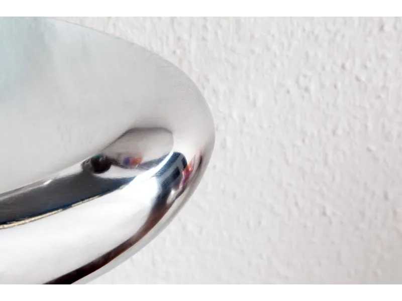 Étagère murale 5 pièces design LARME en aluminium argenté |adeniahome...