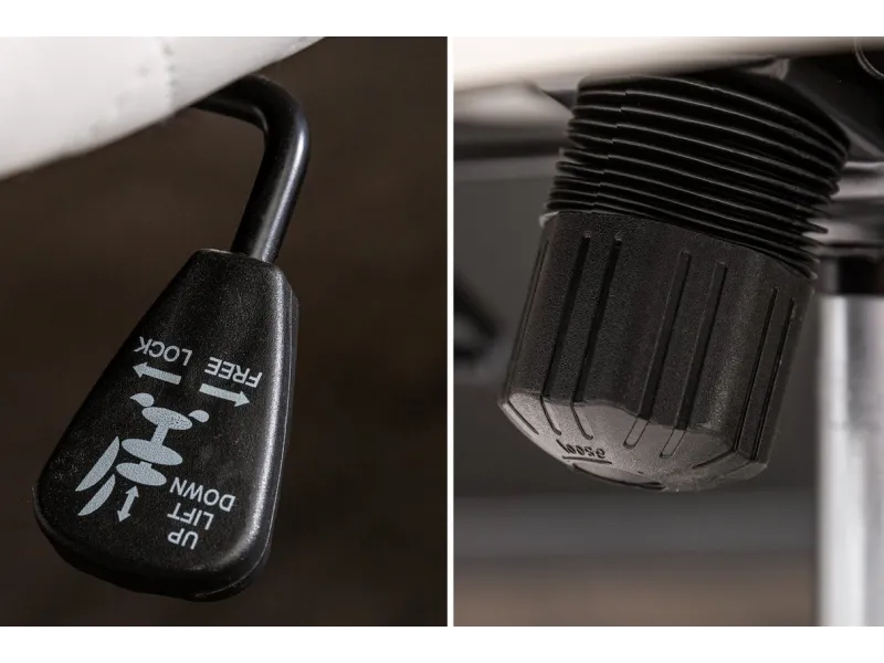 Lot de 4 chaises de bureau à roulettes en simili cuir coloris turqu...