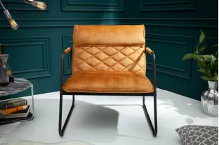 Fauteuil style chesterfield en simili cuir blanc Fauteuil |adeniahome... 2