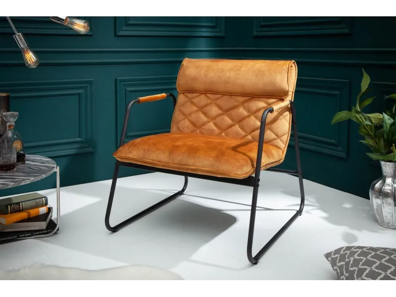 Fauteuil style chesterfield en simili cuir blanc Fauteuil |adeniahome...