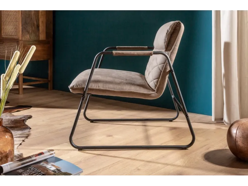 Fauteuil Butterfly en cuir marron Fauteuil |adeniahome.com