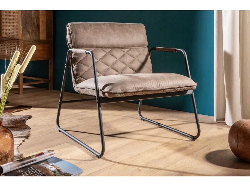 Fauteuil Butterfly en cuir marron Fauteuil |adeniahome.com