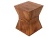 Table d'appoint en bois massif design pyramide Table d'appoint |la...
