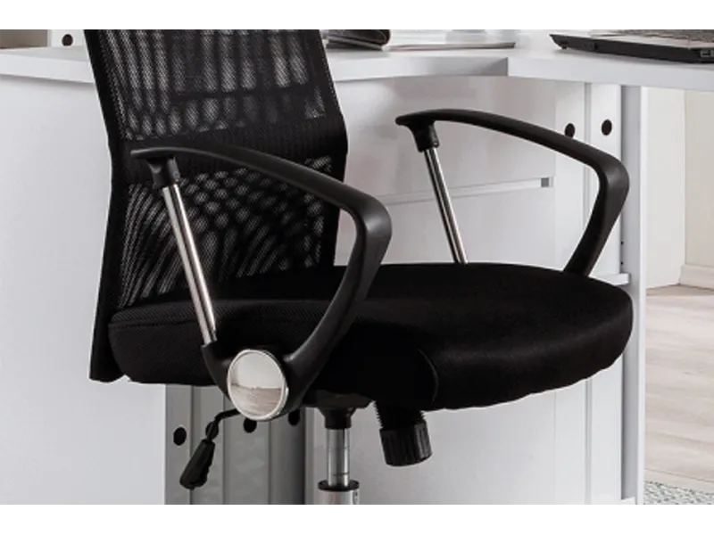 Chaise de bureau professionnel réglable coloris noir Sièges de bure...