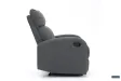 Fauteuil relax moderne de coloris Noir en simili cuir Fauteuil rela...
