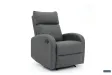 Fauteuil relax moderne de coloris Noir en simili cuir Fauteuil rela...