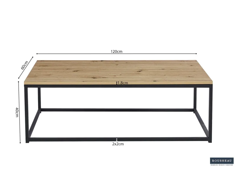 Table basse en bois, verre ou métal - adeniahome.com