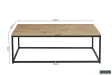 Table basse en bois, verre ou métal - adeniahome.com