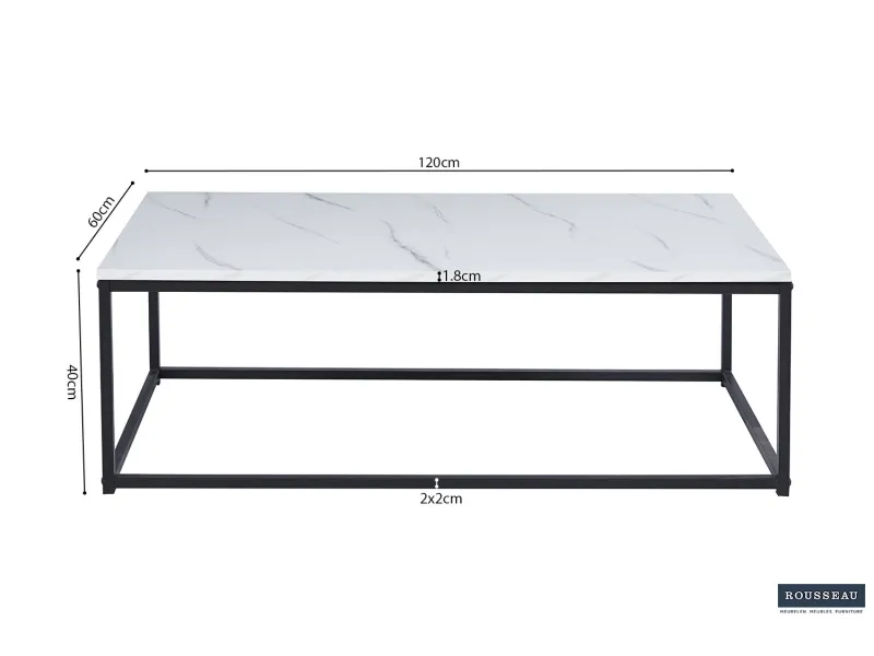 Table basse en bois, verre ou métal - adeniahome.com