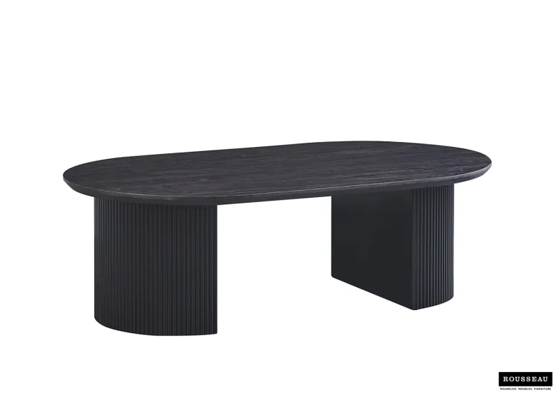 Table basse contemporaine |Table basse avec 6 poufs encastrable, ve...