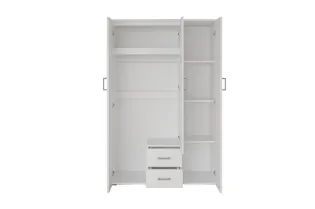 Armoire murale moderne 1 porte teinté blanc Meubles haut |adeniahome.com 2