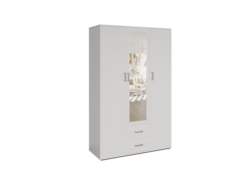 Armoire murale moderne 1 porte teinté blanc Meubles haut |adeniahome.com