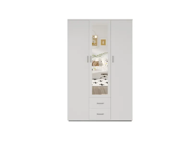 Armoire murale moderne 1 porte teinté blanc Meubles haut |adeniahome.com