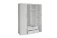 Armoire murale design 2 portes ouvrantes vitrées Meubles haut |adeniahome...