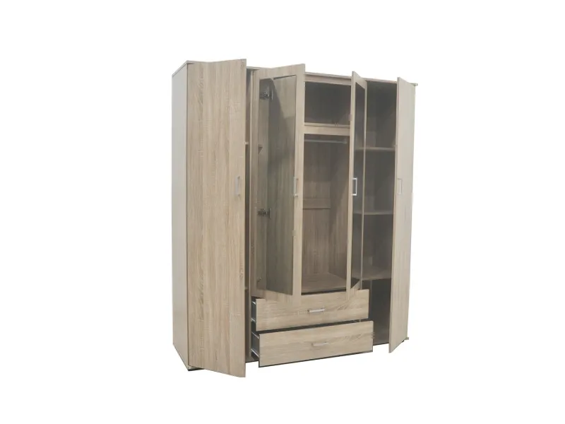 Meuble bas de cuisine à 2 portes ouvrantes coloris sonoma Meubles b...