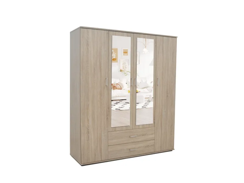 Meuble bas de cuisine à 2 portes ouvrantes coloris sonoma Meubles b...