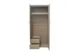 Armoire moderne 1 porte 200x50 cm teinté sonoma Meubles haut |adeniahome...