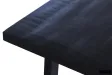 Table à manger en bois de 200 x 100 cm coloris noir