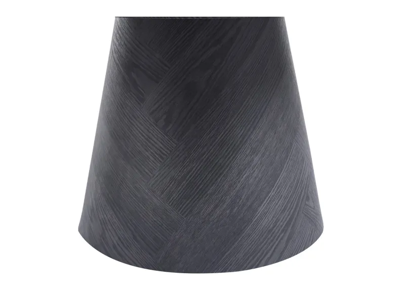 Pas cher Lot de 3 tables basses carrés style industriel en bois recyclé