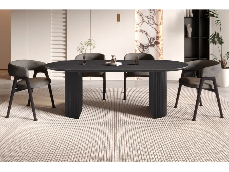 Commode à une porte ouvrante et 4 tiroirs coloris sonoma Commodes e...