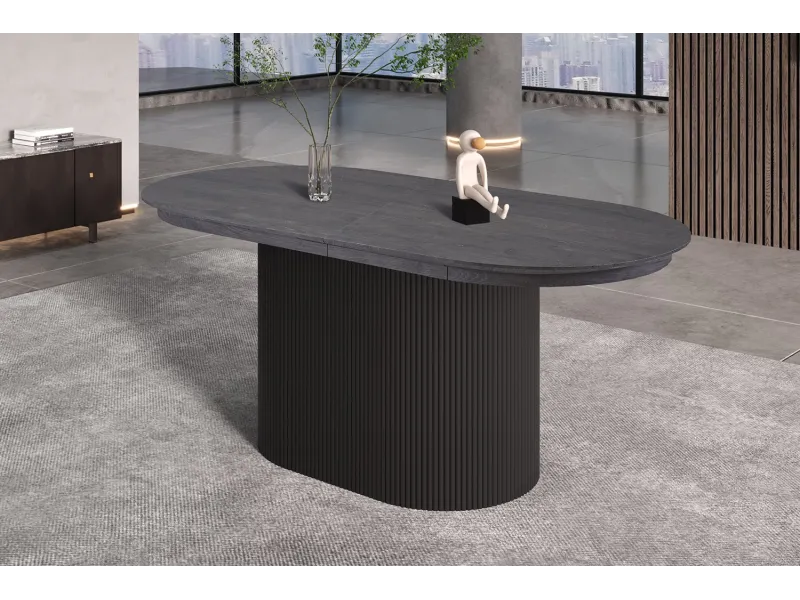 Table Extensible 'Lagos' 180-220 cm Ovale – Élégance et Polyvalence