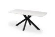 Table Ovale 'Apollo' 180 cm Style Danois en Pierre Blanche